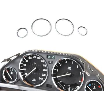 CONTOURS DE COMPTEUR CHROMÉ POUR BMW SÉRIE 3 E30 M3 beschikbaar voor biedingen