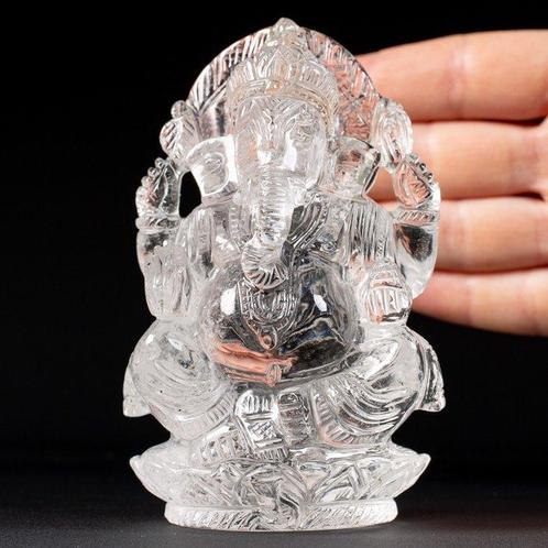 Lord Ganesh - Himalayakwarts Extra helder kwarts - fijne, Collections, Minéraux & Fossiles