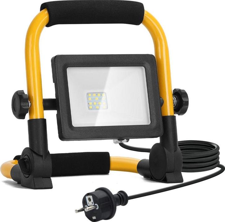 Bouwlamp LED - Werklamp - IP44 - 10W - Aigostar, Huis en Inrichting, Woonaccessoires | Overige, Verzenden