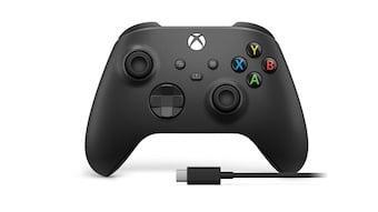 Microsoft Xbox Series X & S Controller Carbon Black + Mic..., Games en Spelcomputers, Spelcomputers | Xbox One, Zo goed als nieuw