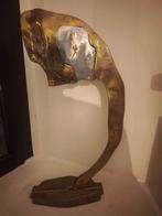 Horloge à support - David Marshall - Laiton, Aluminium -