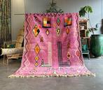 Roze Berber Boujad Marokkaans tapijt Traditioneel