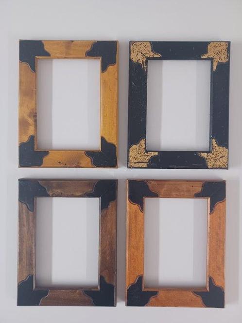 B.M. Arte - Cadre (4) - Bois - Cadres sculptés 13x18, Antiek en Kunst, Curiosa en Brocante