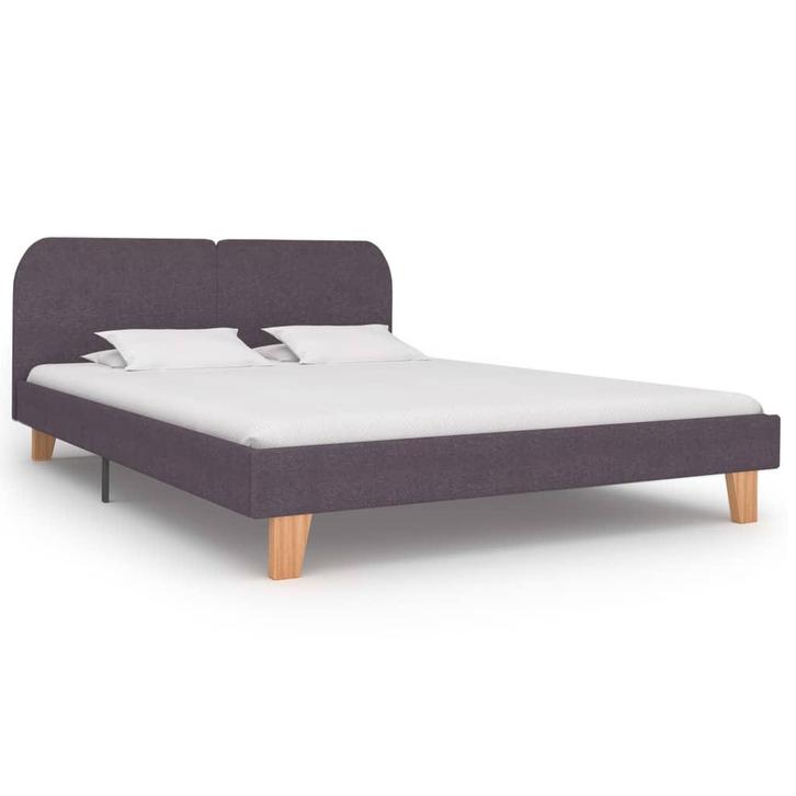 vidaXL Bedframe stof taupe 180x200 cm, Huis en Inrichting, Slaapkamer | Bedden, Nieuw, Verzenden