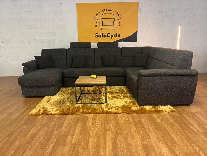 Multifunctionele Hoekzetel met Slaapbed en 2 opbergruimtes, Huis en Inrichting, Zetels | Complete zithoeken, Nieuw, Ophalen of Verzenden