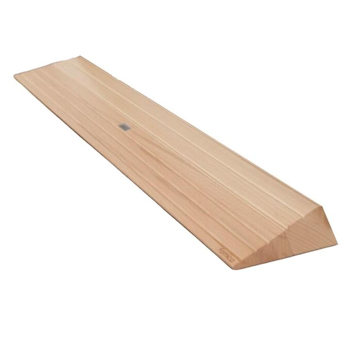 Houten drempelhulp 2,3 cm - 3,8 cm met ledverlichting, Diversen, Verpleegmiddelen, Ophalen of Verzenden
