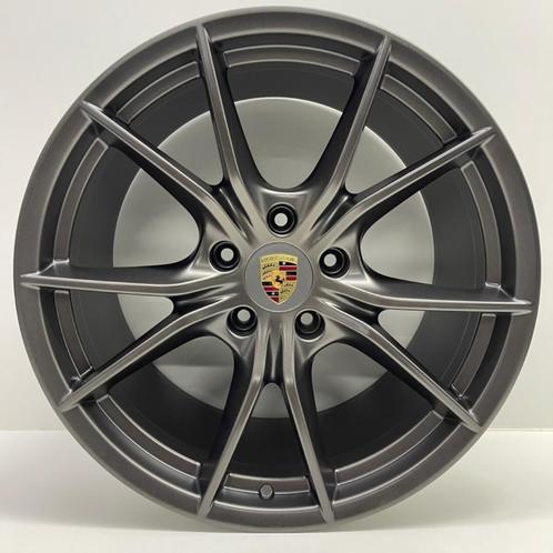 Porsche 991 2/4 20inch Carrera S IV Antraciet met banden, Auto-onderdelen, Banden en Velgen, 20 inch, 305 mm, Personenwagen, Gebruikt