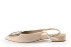 Linea Zeta Slingbacks in maat 38 Beige | 5% extra korting, Kleding | Dames, Verzenden, Beige, Linea Zeta, Gedragen