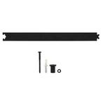 Schuifdeursysteem – tussenrail 45 cm mat zwart, Ophalen of Verzenden, Nieuw, Overige materialen, Schuif of Grendel