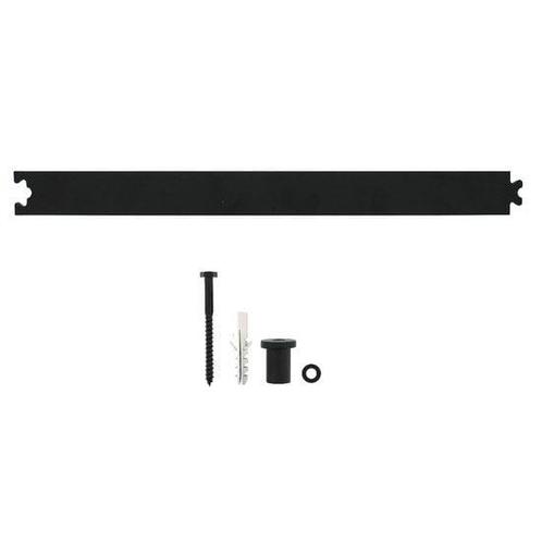 Schuifdeursysteem – tussenrail 45 cm mat zwart, Doe-het-zelf en Bouw, Hang- en Sluitwerk, Schuif of Grendel, Nieuw, Overige materialen