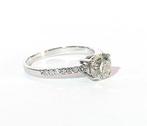 Ring - 14 karaat Witgoud - 1.04ct. tw. Diamant (Natuurlijk), Handtassen en Accessoires, Ringen, Nieuw