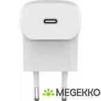 Belkin 20W USB-C PD PPS WALL CHARGER WHITE Wit Binnen, Verzenden, Nieuw
