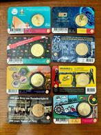 België. 2 1/2 Euro 2018/2024 (8 coincards) (Zonder, Postzegels en Munten, Munten | Europa | Euromunten