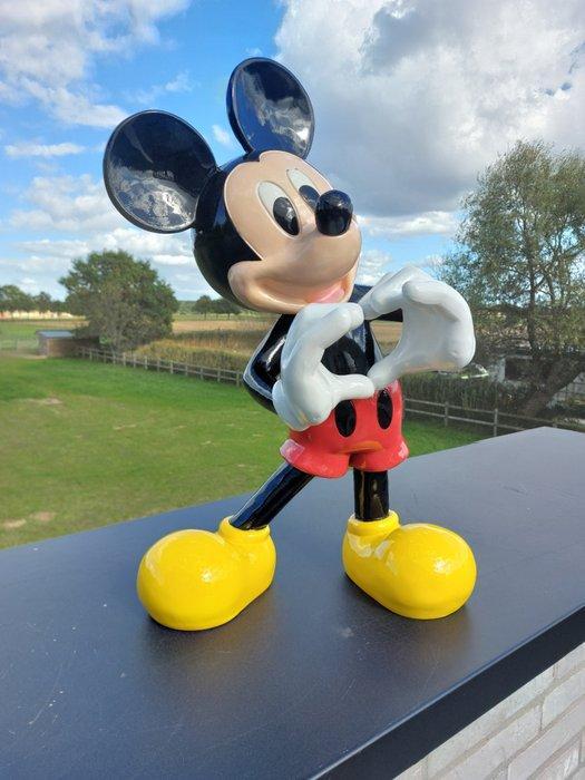 Beeld, Mickey Mouse i love You - 58 cm - polyresin, Antiek en Kunst, Kunst | Designobjecten