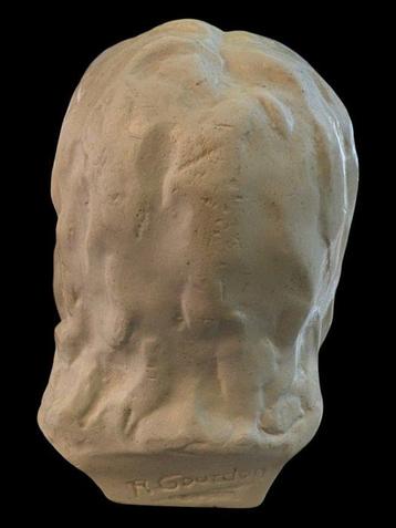 R. Gourdon - Buste, Jésus - 17 cm - Plâtre - 1930