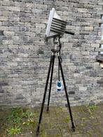 Statief vloerlamp - Glas, IJzer - Verstraler ex-brandweer