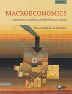 Macroeconomics 9780199655793 Wendy Carlin, Boeken, Verzenden, Gelezen, Wendy Carlin