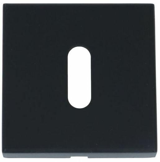 Sleutelplaatje Vierkant 53x53x10 mm PVD Gunmetal, Doe-het-zelf en Bouw, Raamkozijnen en Schuifdeuren, Ophalen of Verzenden