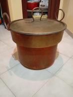 Italië Koper, Messing 1900 koperen ketel - 37 cm (Zonder