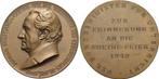 Bronze-medaille 1949 Personenmedaille Goethe, Johann Wolf..., Postzegels en Munten, Penningen en Medailles, Verzenden
