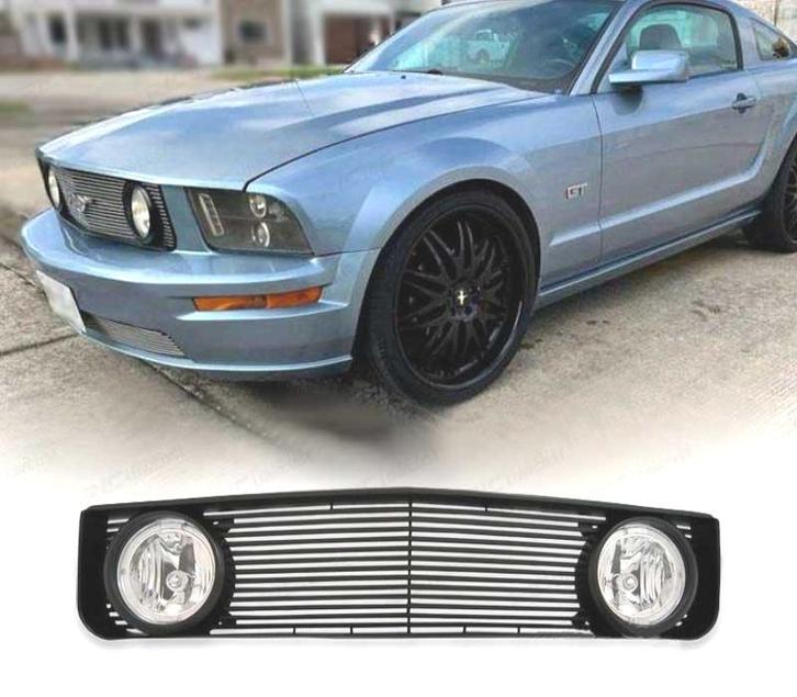 Calandre Pour Ford Mustang 05-09 + Phares Antibrouillard, Auto-onderdelen, Carrosserie, Verzenden