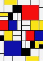 Mondrian - Abstracto Geometrico - Mural Big Size XXL, Antiek en Kunst, Kunst | Tekeningen en Fotografie