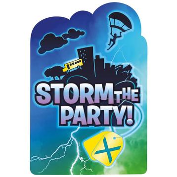 Fortnite Uitnodigingen 15,8cm 8st, Verzenden