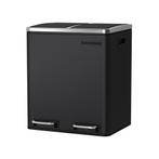 Keuken Vuilnisbak Zwart - 30L RVS - OP = OP! Top Deal!, Huis en Inrichting, Inox, Met pedaal, Verzenden, Nieuw