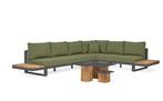 Suns Savona Sunproof hoekbank forest green met platforms |, Tuin en Terras, Nieuw