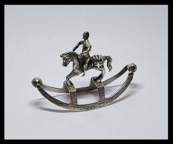 Miniatuur beeldje - Prachtige zilveren miniatuur het
