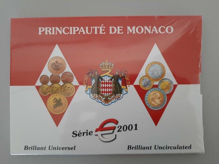Monaco. Year Set (BU) / Series 1 Cent - 2 Euro 2001/2014 (4, Postzegels en Munten, Munten | Europa | Euromunten