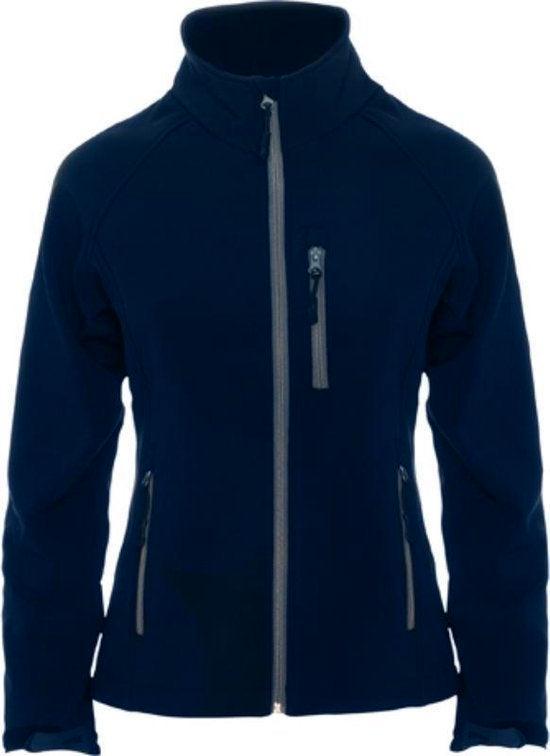 2dekans | Antartida Softshell Jas Dames Marine Blauw S, Kinderen en Baby's, Kinderkleding | Maat 104, Ophalen of Verzenden