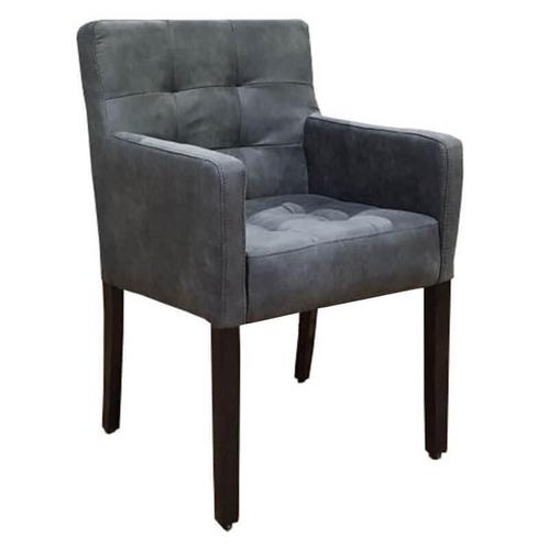 Stoel | DEX | Microvezel/Hout | Anthracite | Wengé Poten |, Zakelijke goederen, Horeca | Keukenapparatuur, Nieuw in verpakking