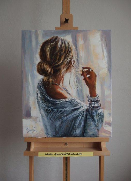 Ewa Switala - Soft Silence, Antiek en Kunst, Kunst | Schilderijen | Modern