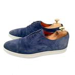 Santoni - Low-Top Suede - Sneakers - Taille : EU 40, Nieuw