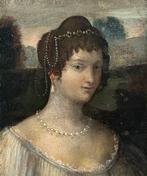 Italiaanse school (XVI) - Ritratto di gentildonna - La Bella