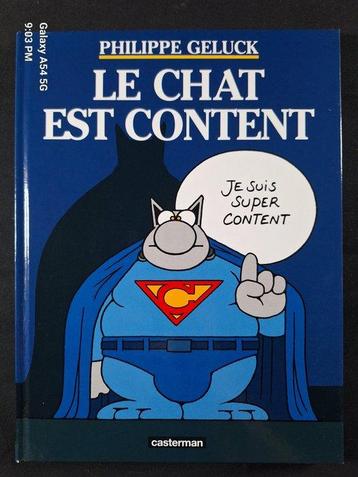 Le Chat T10 - Le Chat est content + dédicace - C - 1 Album - beschikbaar voor biedingen