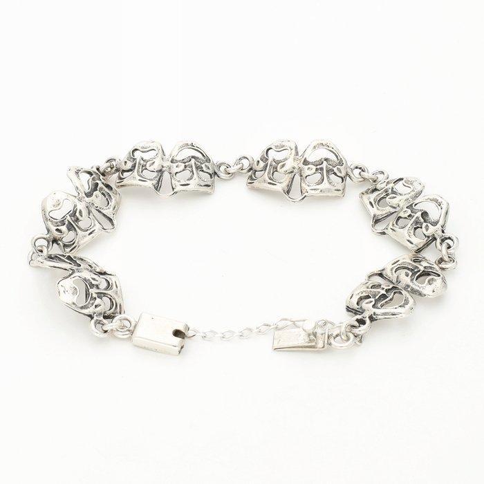 Sans prix de réserve - Gourmette Argent, Handtassen en Accessoires, Antieke sieraden