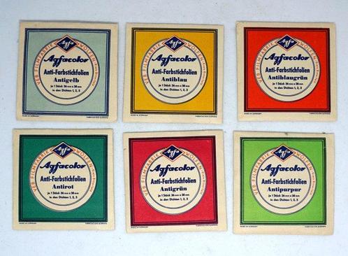 Agfa Agfacolor 6  Anti Farbstichfolien AGFA Wolfen Analoge, Audio, Tv en Foto, Fotocamera's Analoog