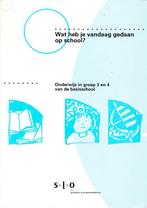 Wat heb je vandaag gedaan op school, Boeken, Verzenden, Nieuw