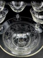 Champagneglas (6) - cilindrisch - Kristal - champagnecoupes