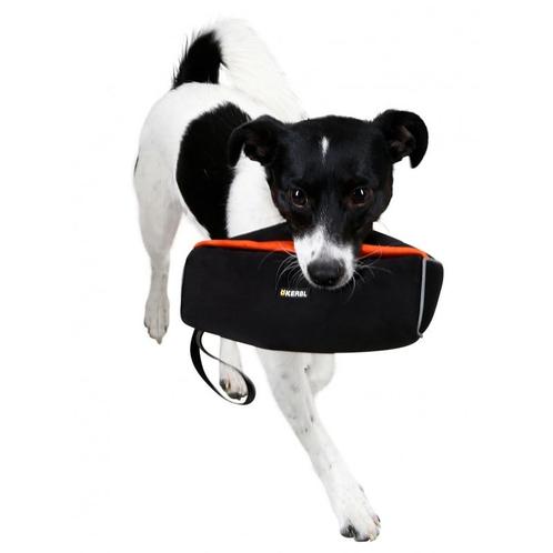 Snack dummy, 23x7cm, zwart-orange, reflektierend - kerbl, Dieren en Toebehoren, Honden-accessoires, Nieuw