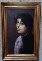 Cesare Vittore Luigi Tallone (1853 – 1919) - Ritratto di, Antiek en Kunst