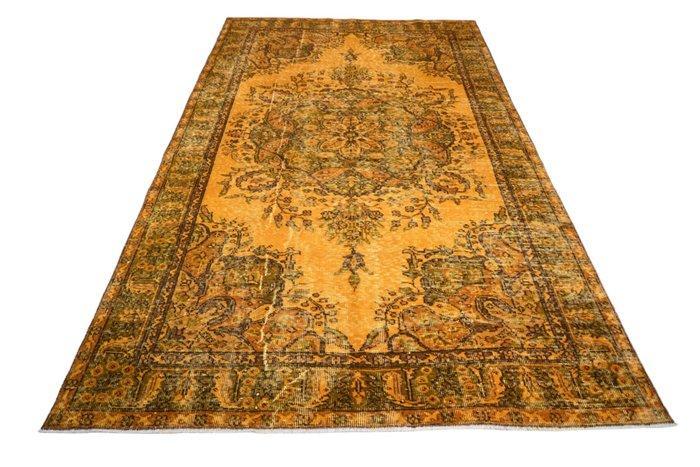 Vintage jaune  Certificat  Propres comme neuf - Tapis -, Huis en Inrichting, Stoffering | Tapijten en Vloerkleden