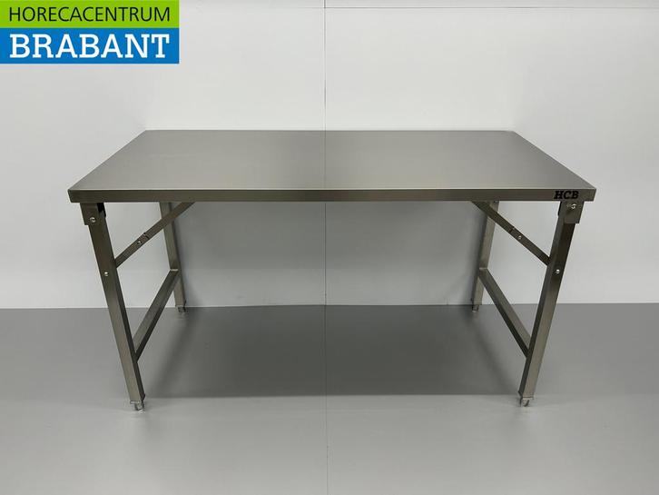 RVS Inklapbare Werktafel Tafel 150 x 70 x 85 cm Horeca, Zakelijke goederen, Horeca | Meubilair en Inrichting, Ophalen of Verzenden