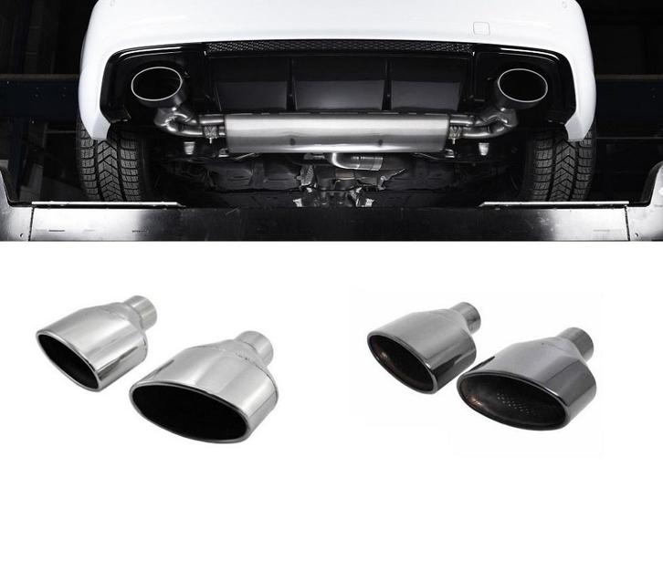 RS Look Uitlaat Tips 152mm x 95mm voor Audi, Auto diversen, Tuning en Styling, Ophalen of Verzenden