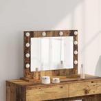 vidaXL Make-up Spiegel Oud Hout 60 x 45 x 18 cm Bewerkt hout, Huis en Inrichting, Woonaccessoires | Spiegels, Verzenden, Nieuw