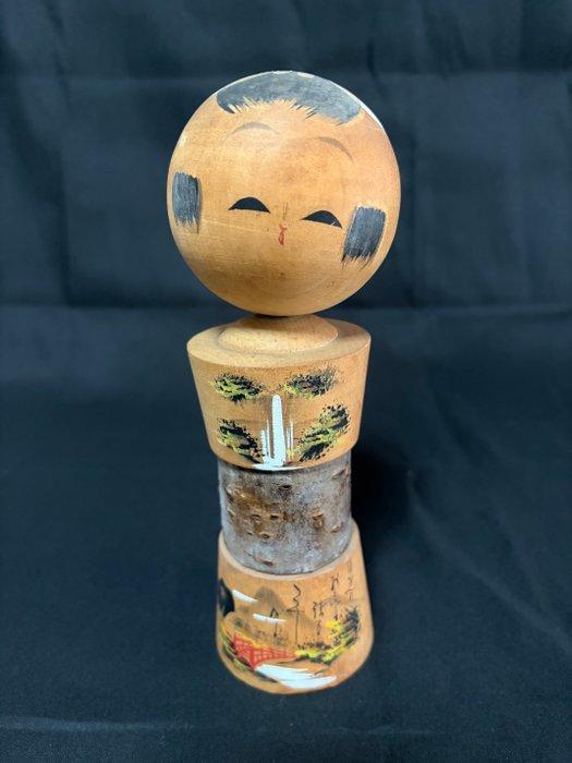 Beeldje - Pair of Japanese Kokeshi Dolls (2) - Hout, Antiek en Kunst, Curiosa en Brocante