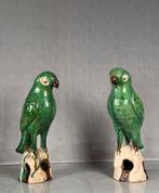 Figuur - Pair of falcons - Aardewerk - China - Qing Dynastie, Antiek en Kunst
