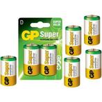 GP Super Alkaline LR20/D batterij 5x (C D 4.5V XL formaat), TV, Hi-fi & Vidéo, Verzenden